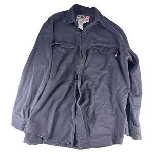 Walls FR Flame Resistant Mens Long Sleeve Button Shirt HRC 2 ATPV 8.3 XL Denim